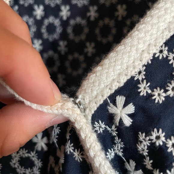 Vintage handmade blue retro dress - Picture 8 of 9